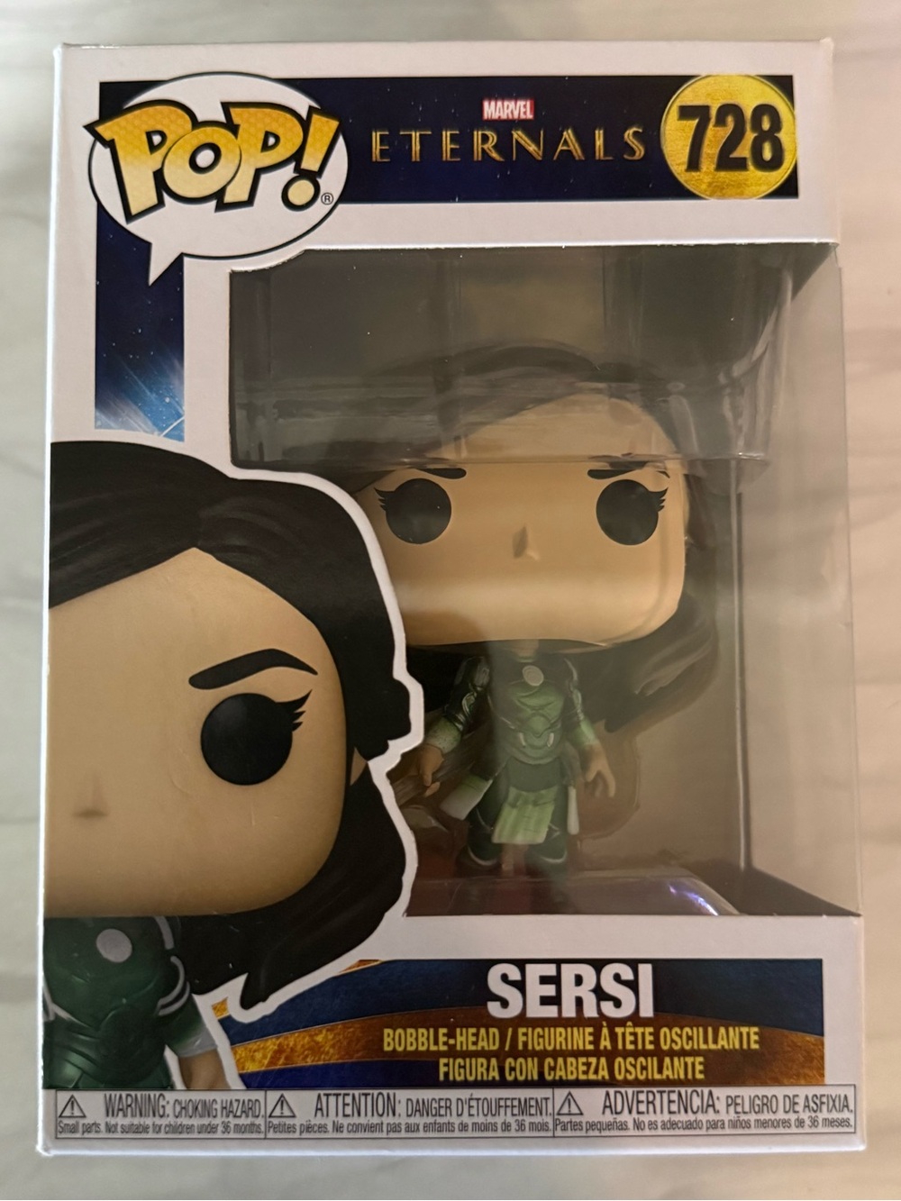 Funko Pop! Marvel Eternals Sersi Green Vinyl Figure #728